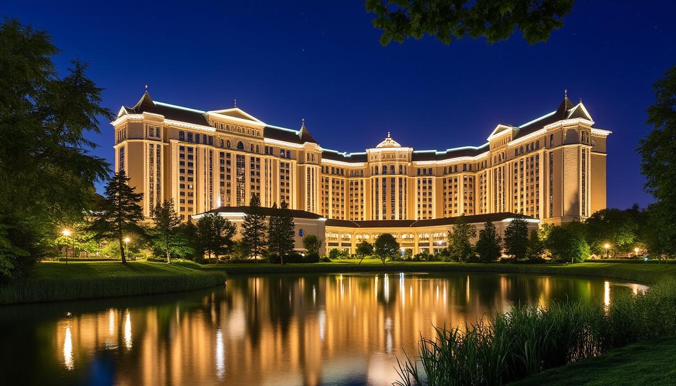 Les infrastructures de la salle de poker King’s Resort à Rozvadov en République tchèque
