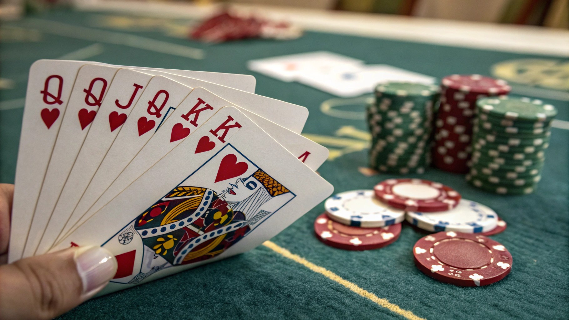 Comment réagir face à une quinte flush royale au poker de vos adversaires