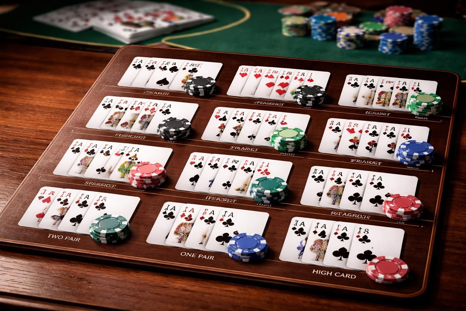 Combinaison de poker à imprimer : le mémo indispensable pour débuter