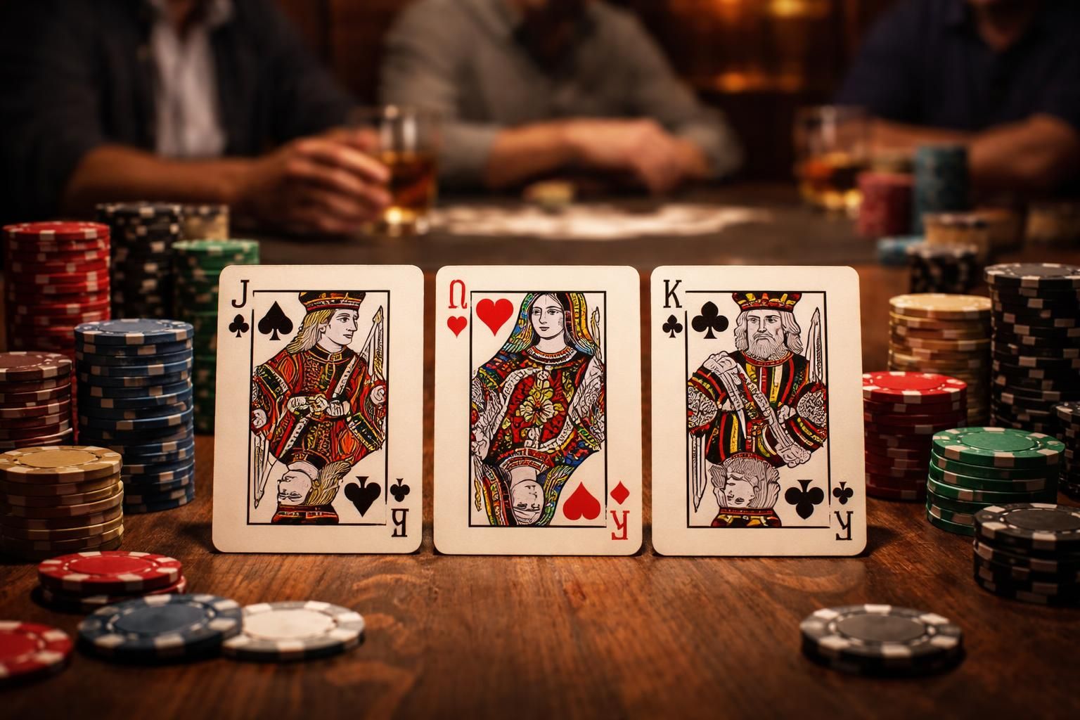 Comprendre les figures au poker : le rôle des valets, dames et rois