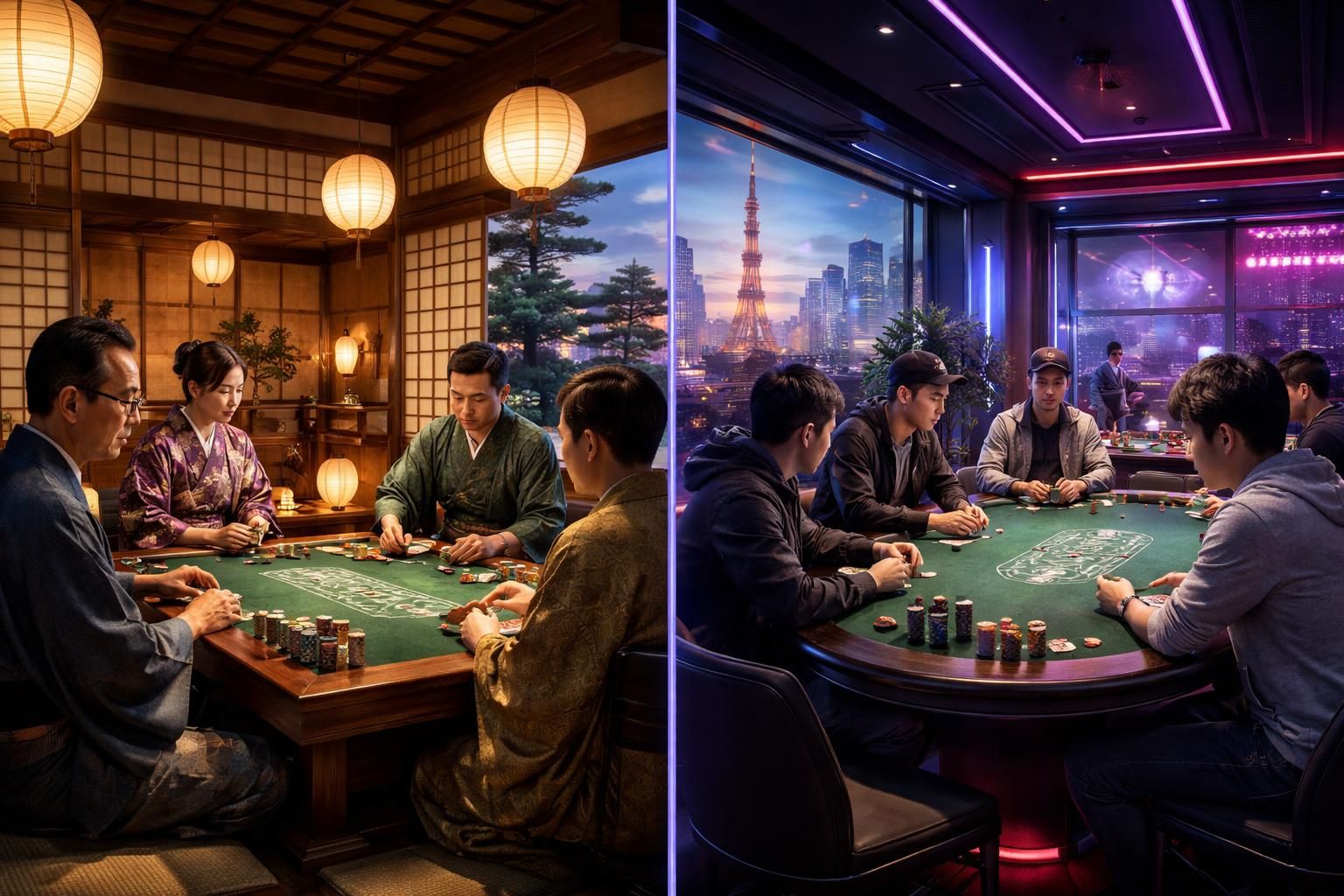 L&rsquo;essor du poker au Japon : entre traditions et nouvelles salles de jeux