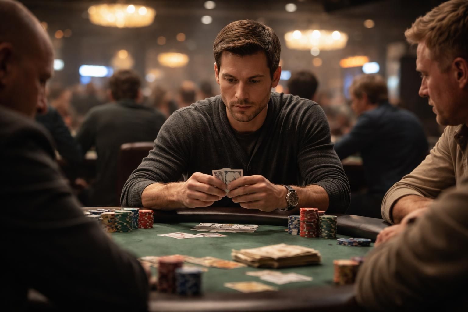 Plongée dans l&rsquo;ambiance électrique de la salle de poker Hustler Casino à Gardena aux USA